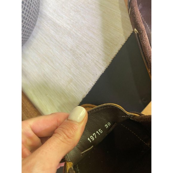 Carolina Herrera Leather Suede Driving Moccasins - Picture 10 of 10